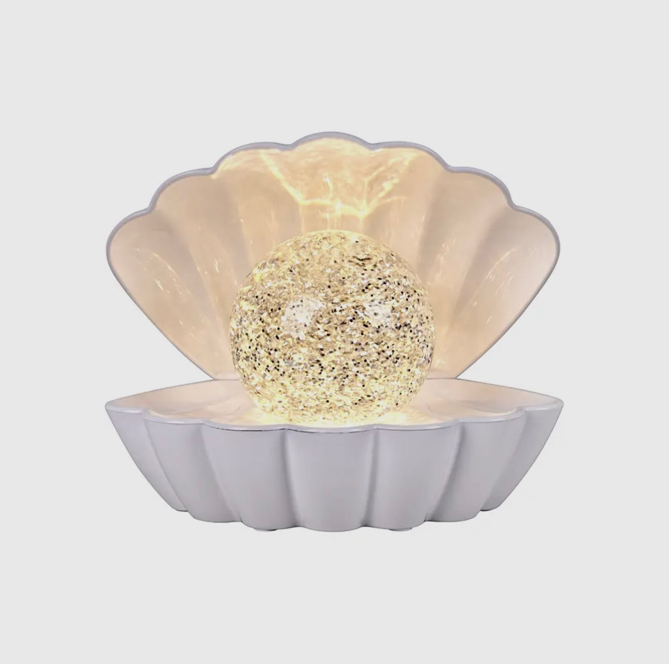 Lampada decorativa Coki bianca a batteria L17.5,P12.5,H15cm